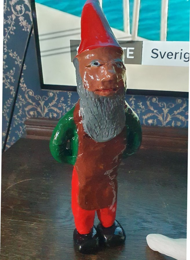 Tomte med förkläde