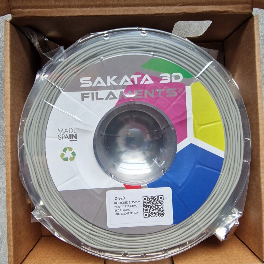 Flex X-920 175mm Grå 450g tpu liknande filament