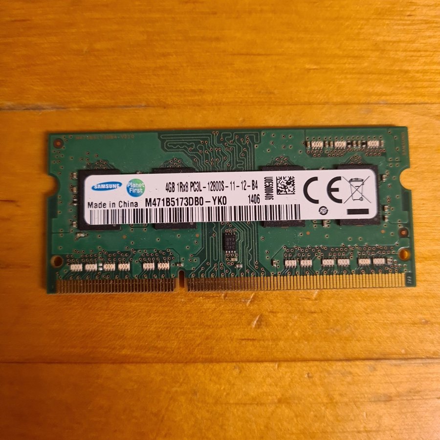 Samsung 4GB 1Rx8 PC3L-12800S-11-12-B4