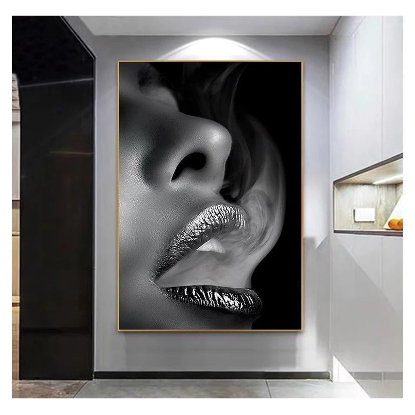 Trendig poster lips 50X75 cm. Ny!