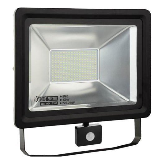 2ST 100W LED STRÅLKASTARE med PIR sensor FLOODLIGHT, Utebelysning, Vägglampa