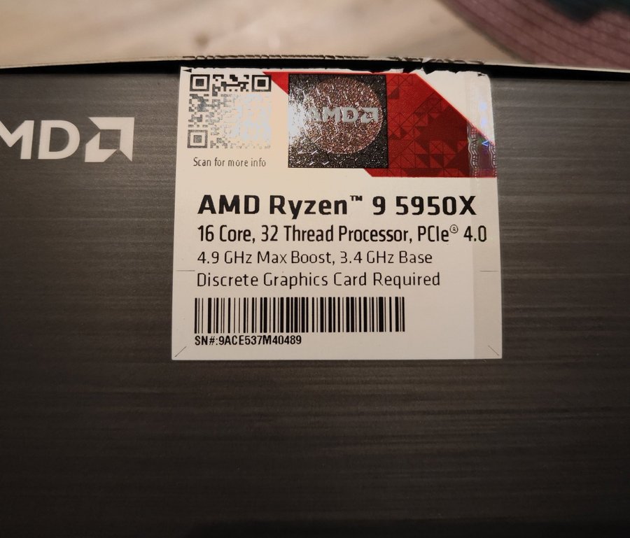 AMD Ryzen 9 5950X Processor