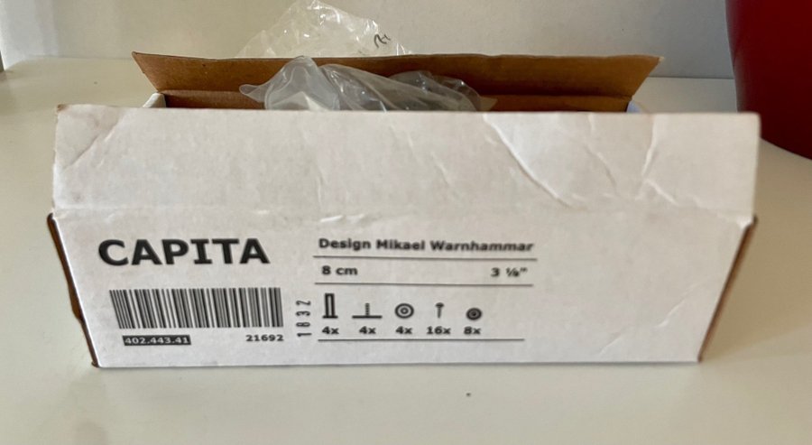 Nya! IKEA Capita Möbelben 8 cm