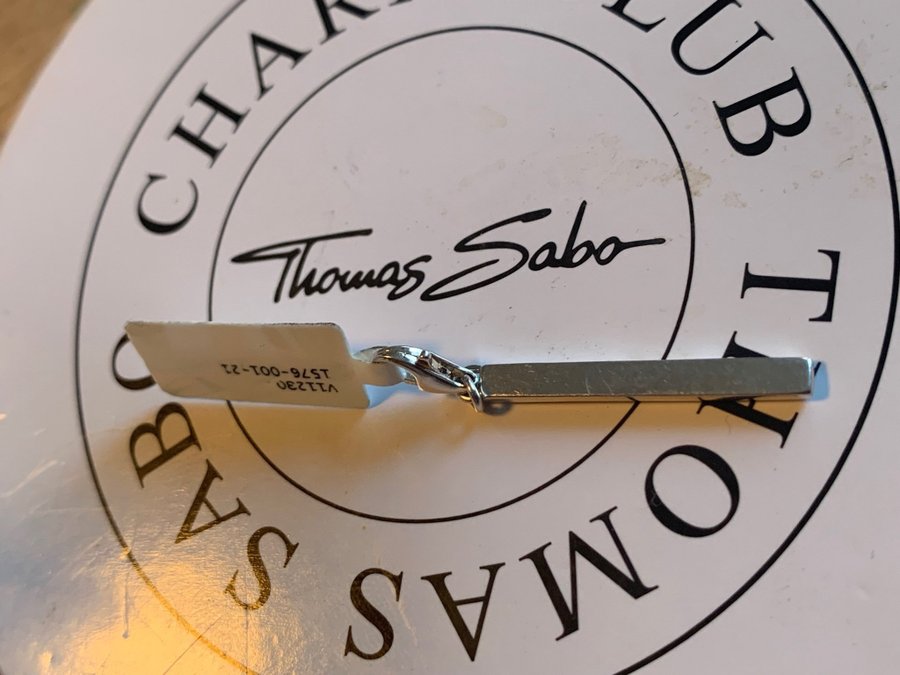 Äkta Thomas sabo silver hängen med kabin lås