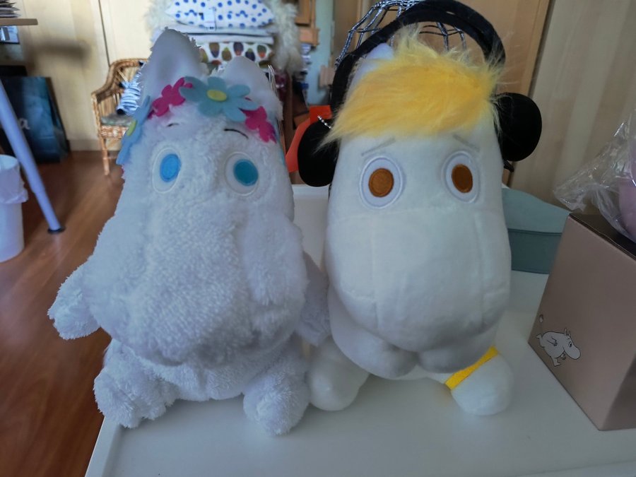 NYA! 2 st Mumintroll Mjukisdjur Japan Toreba