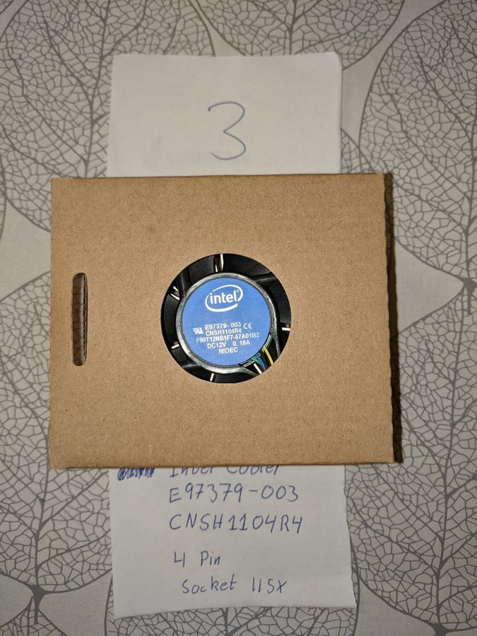 New Intel Cooler - Socket 115x