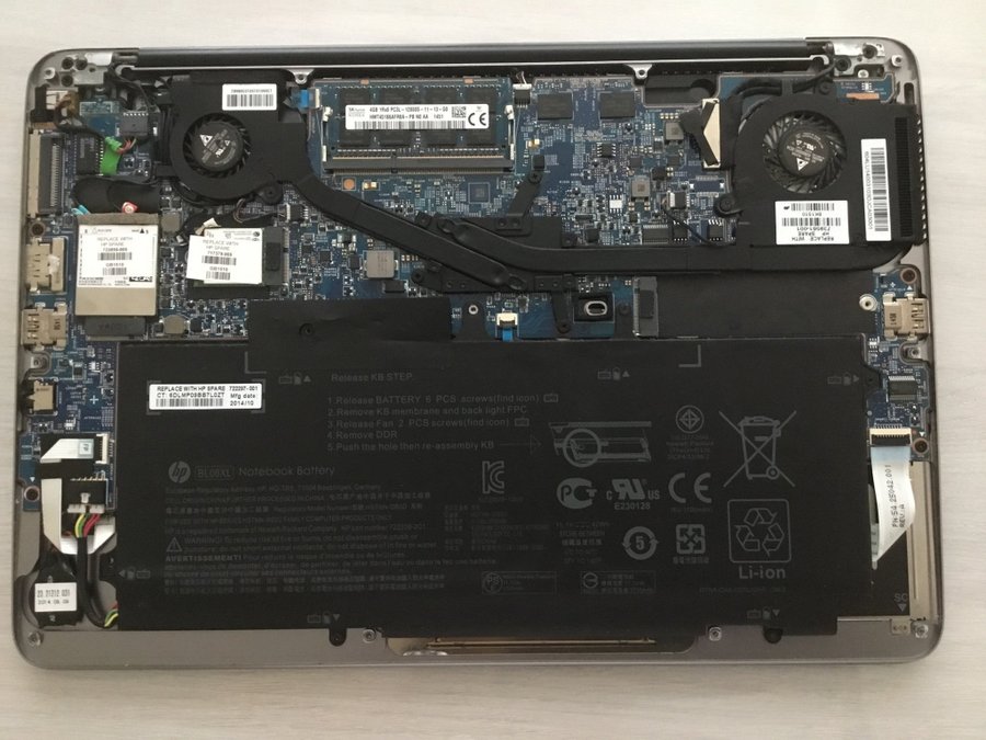 HP Elitebook laptop defekt