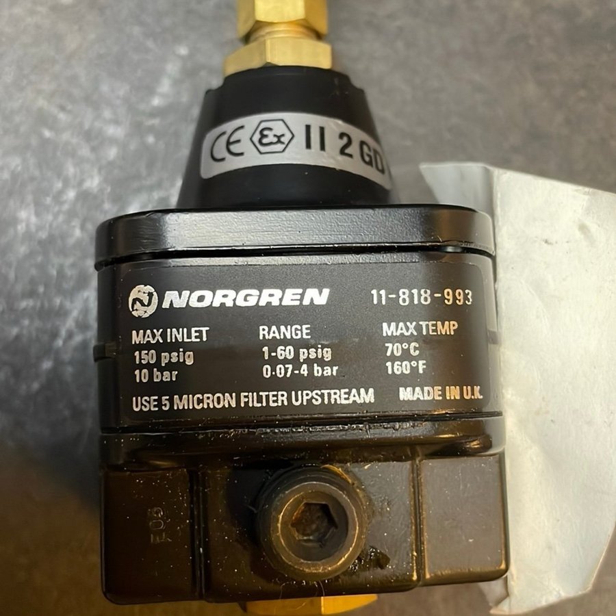 Norgren tryckregulator 11-818-993