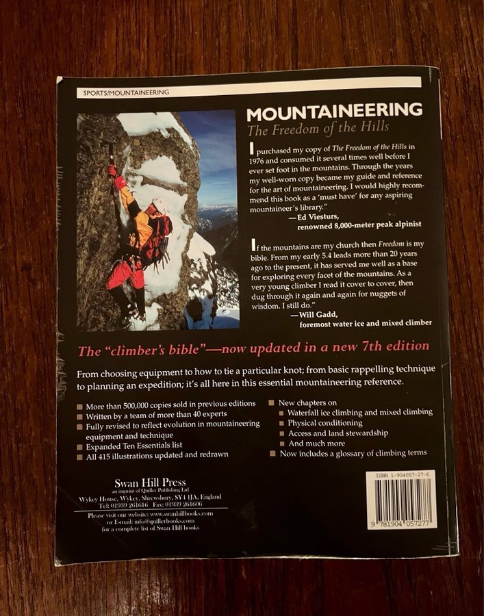 Mountaineering: The Freedom of the Hills 7:e upplagan