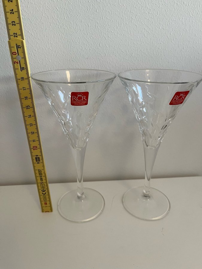 RCR, martiniglas / champagneglas.