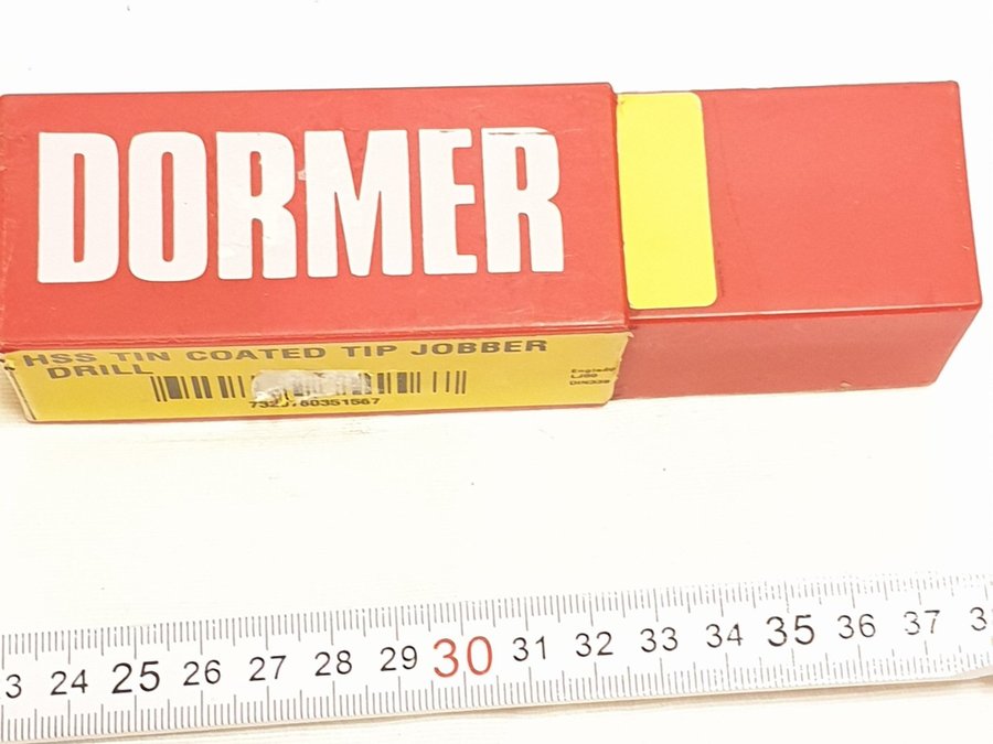 Dormer HSS Tin Coated Tip Jobber Drill 10.90 MM. 5st borrar av högsta kvalité.