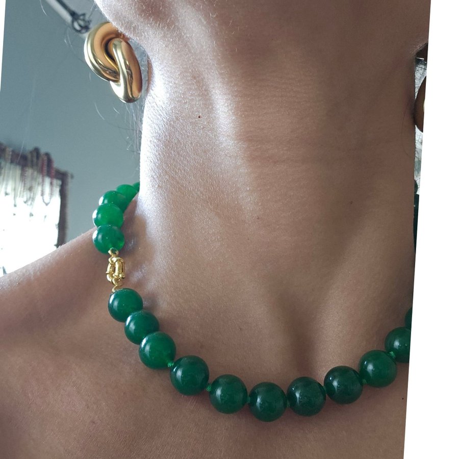 Jade halsband 400Ct.