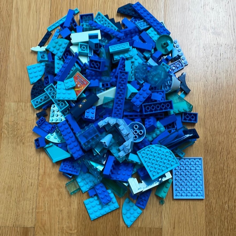 Lego blå delar