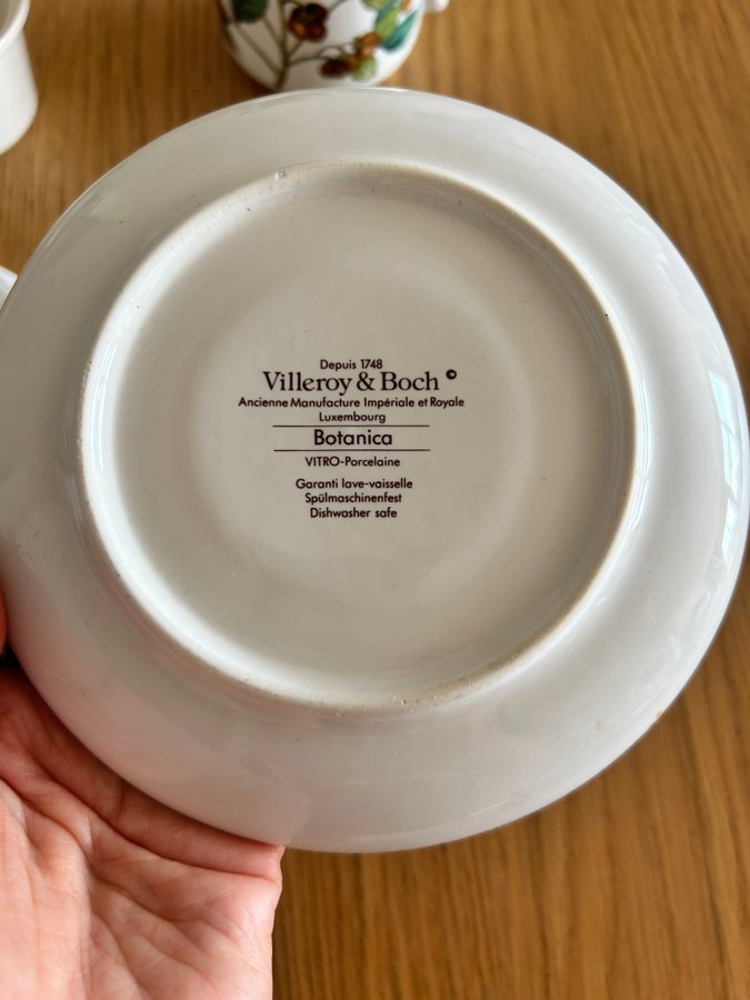 Villeroy  Boch Botanica – Tekopp med lock, fat och tesil