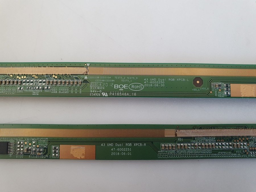 LCD Panels 47-6002250 47-6002251 Philips 43PUS7805/12