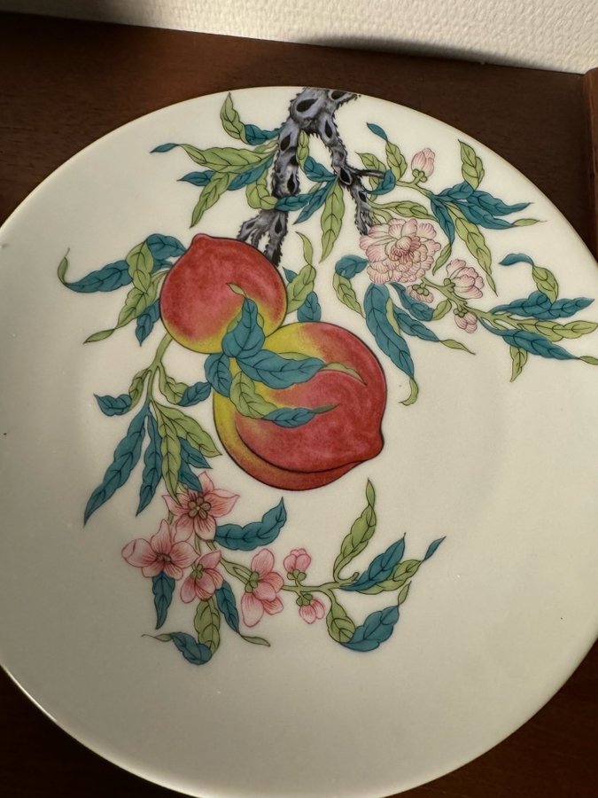 2 vackra tekoppar med assietter Porcelaine de Paris France