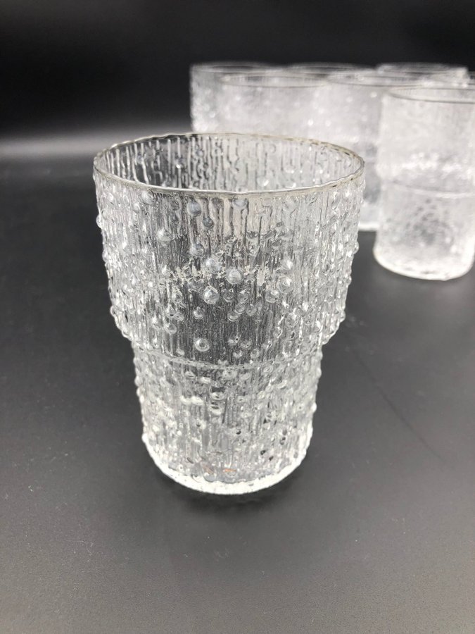 12st. Iittala glas Tapio Wirkkala Finland