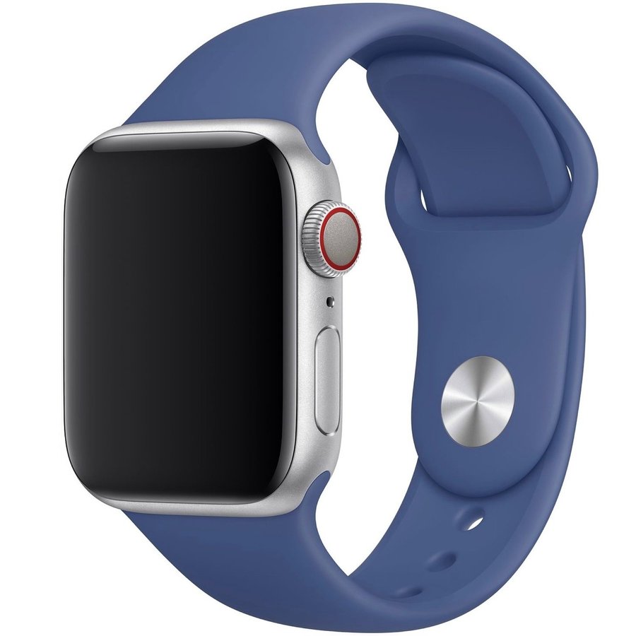 Silikonband 38/40/41/42mm (M/L) Apple Watch Armband - VINTERBLÅ