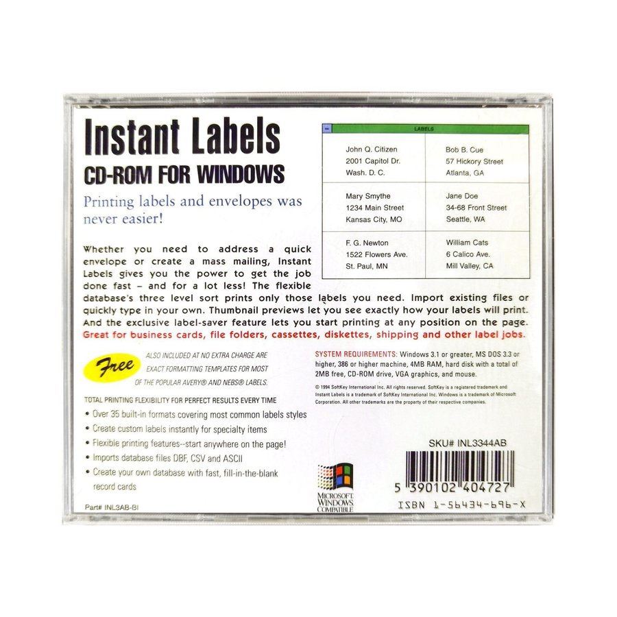 Instant Labels For Windows