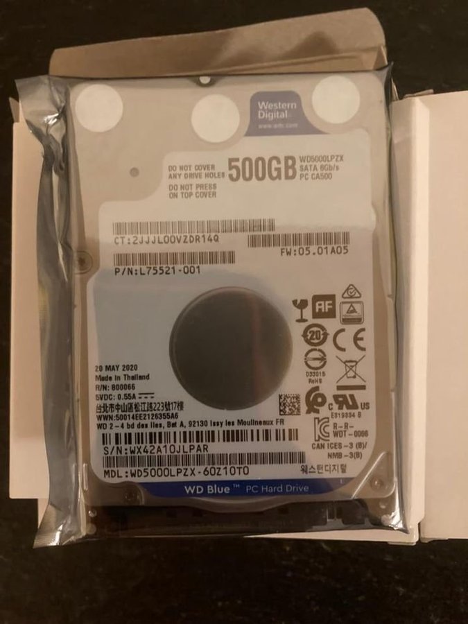 Western Digital 500GB Blue