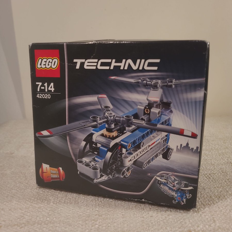 Lego technic Tandemhelikopter 42020 oöppnad