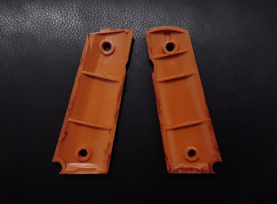 Colt 1911 gun clones plastic grips kolvar pistol luftpistol airsoft