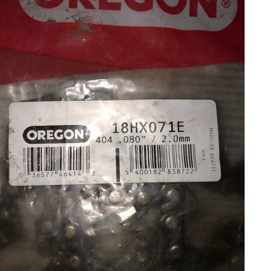 Oregon kedjor 2 st 18HX071E 404 .080” / 2.0mm