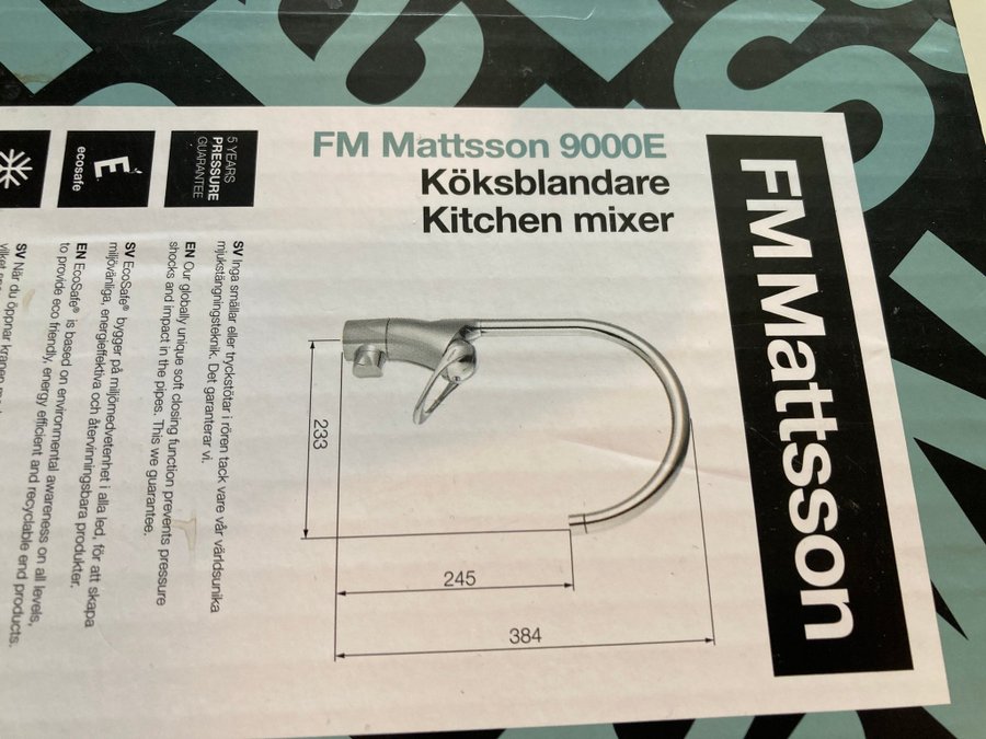 KÖKSBLANDARE FM Mattsson 900E