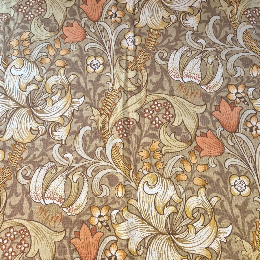 Vintage William Morris Golden Lilly gardinlängd