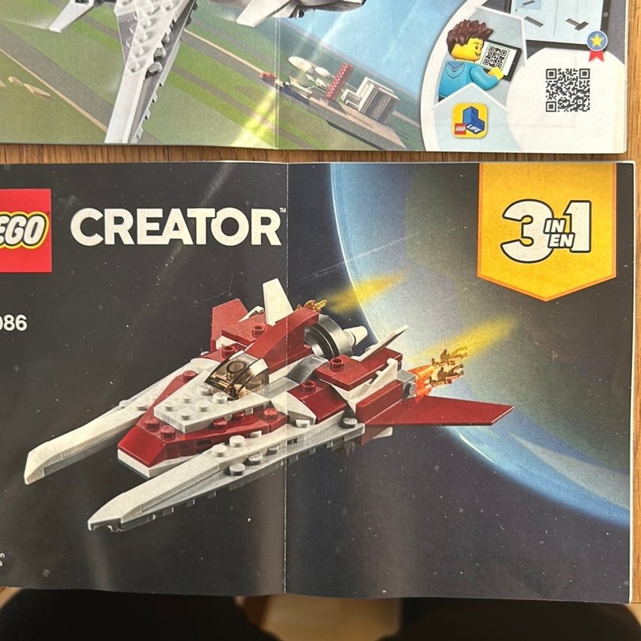 Lego Creator 31086 - Flygplan, Robot och Rymdskepp