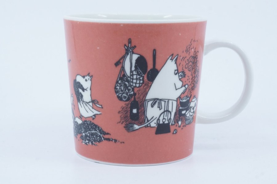 Muminmugg Mörkrosa / Moomin Mug Dark Rose