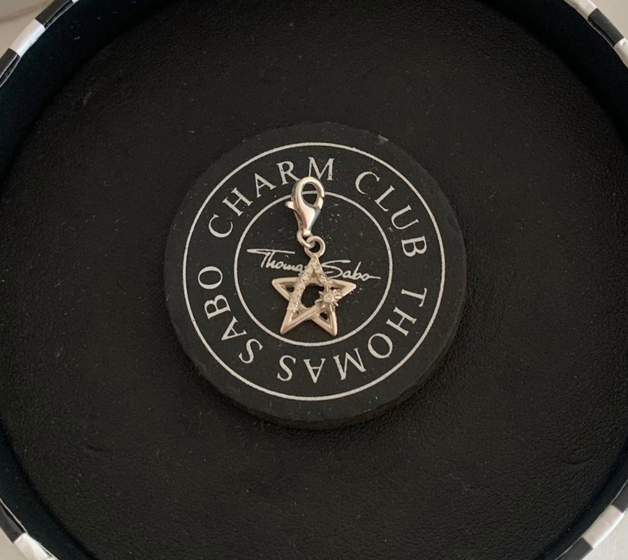 Thomas Sabo charm / berlock, genombruten stjärna / star.