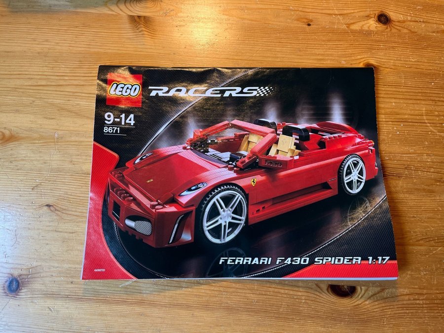 Lego Racers 8671 Ferrari F430 Spider