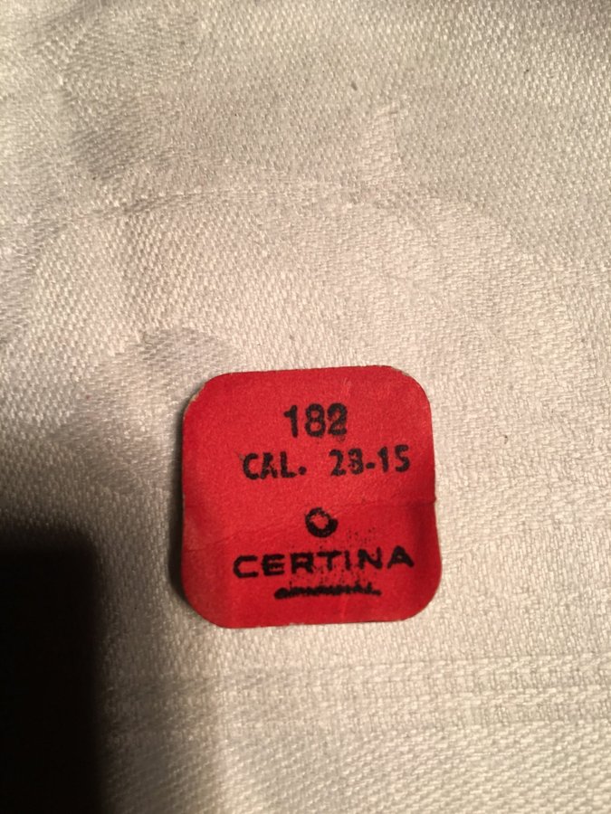 Certina 182 cal 28-15 reservdel