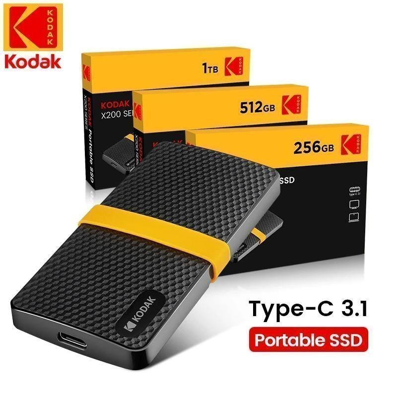 Kodak X200 extern SSD 256GB helt NY!