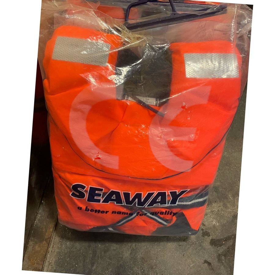 Seaway orange flytväst, storlek 60-100KG