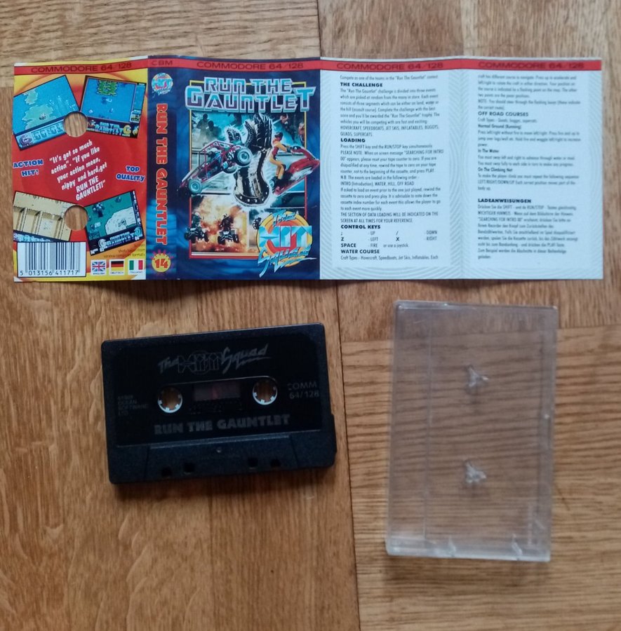 Run the Gauntlet (The Hit Squad) ->TESTAD<- Commodore 64 / C64 Spel