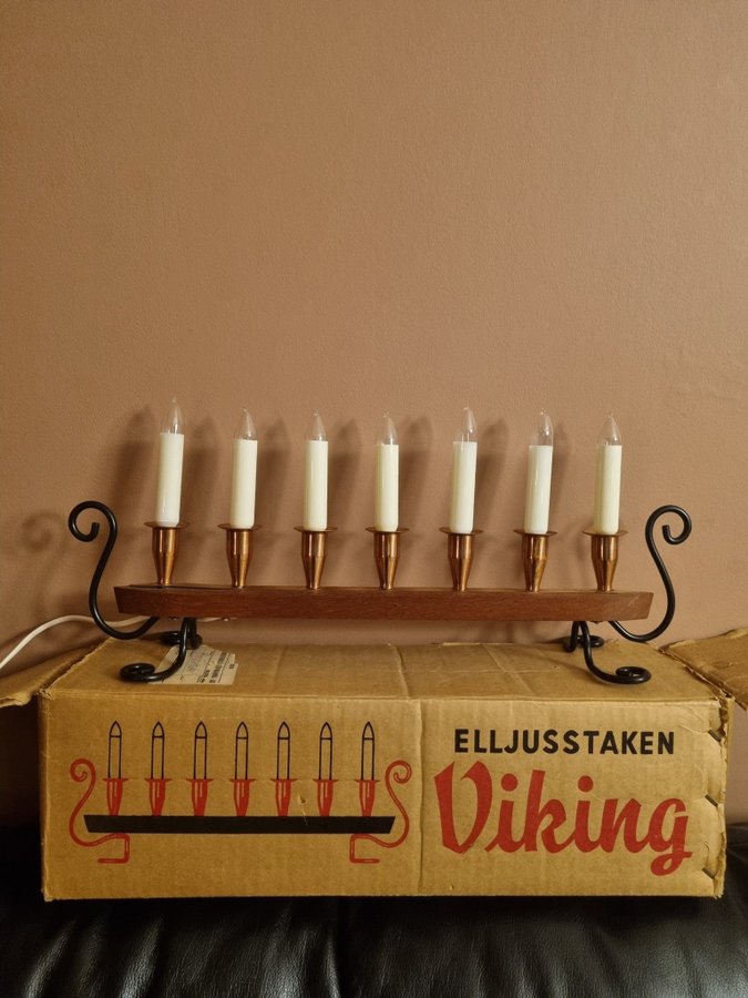 Retro Viking Adventsljusstake