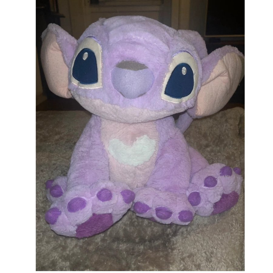 DISNEY LAND PARIS LILA ANGEL LILO AND STITCH PLUSH GOSEDJUR