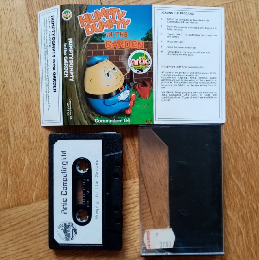 Humpty Dumpty in the Garden (Artic) - Commodore 64 / C64 Spel