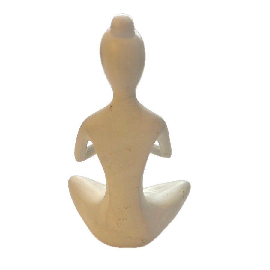 Yogafigur i keramik