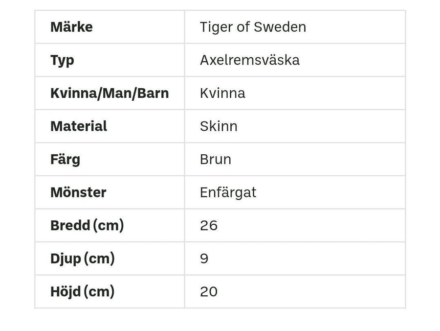 Tiger of Sweden Handväska i bunt skinn