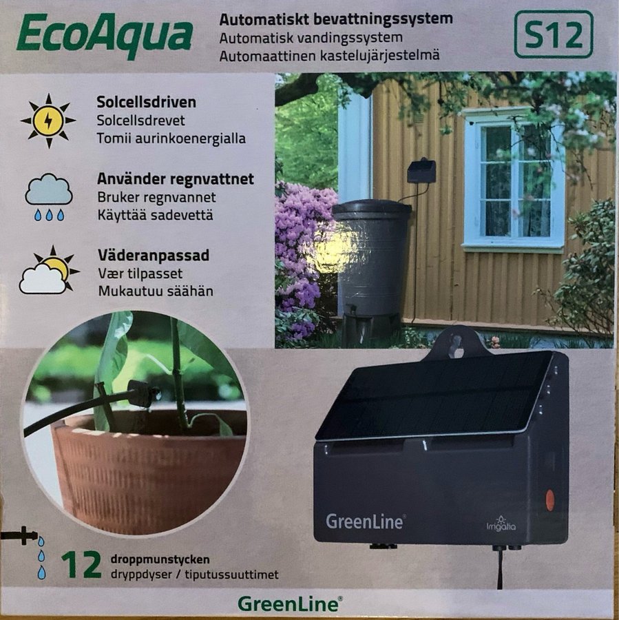 EcoAqua Automatisk Bevattningssystem S12