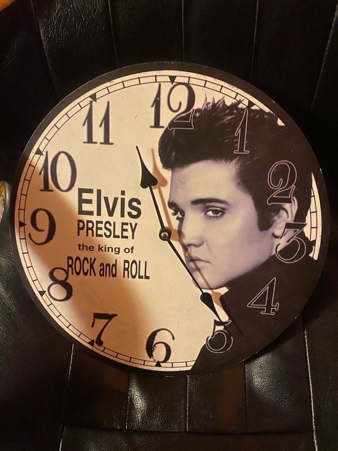 Elvis Presley väggklocka