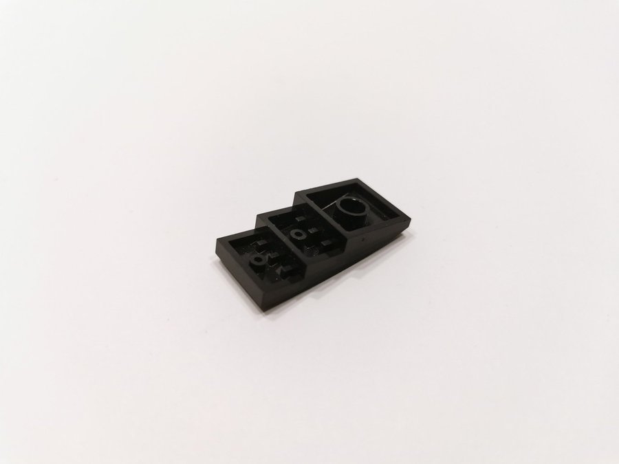 Lego - curved - 4x2 - part 93606 - svart