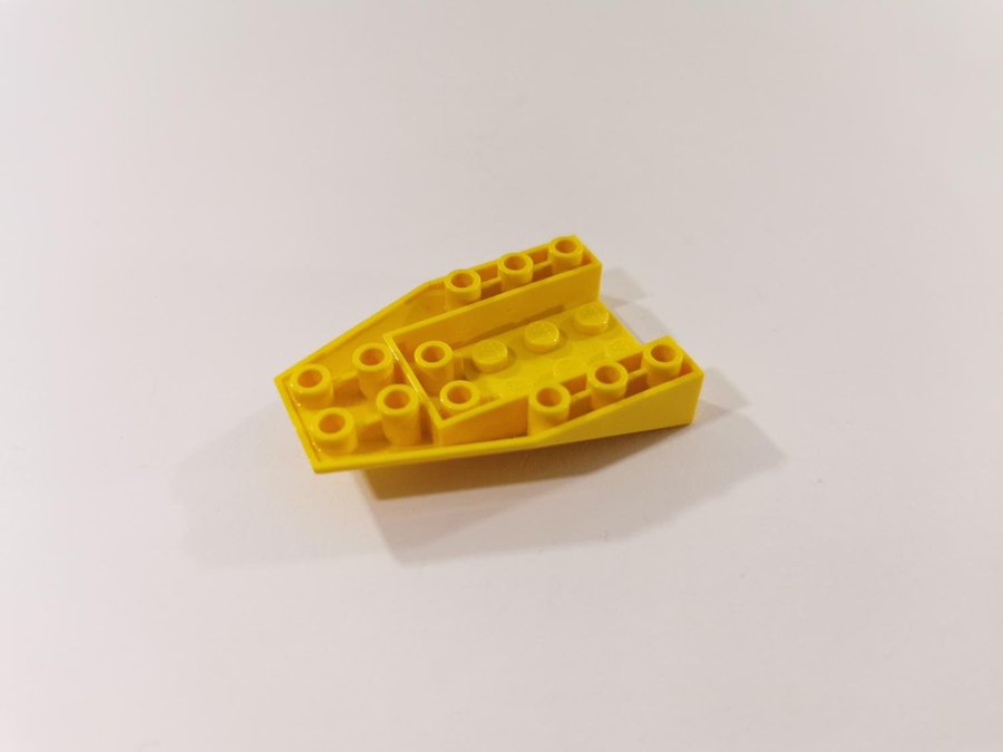 Lego - wedge - underdel - front - 6x4 - part 4856 - gul