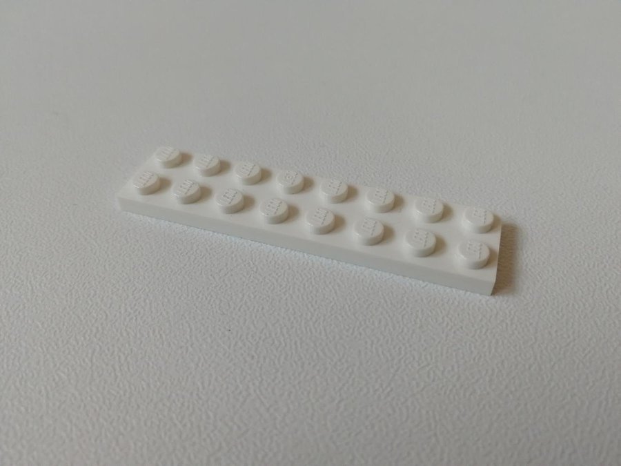 Lego - plate - platt - bas - 2x8 - part 3034 - vit