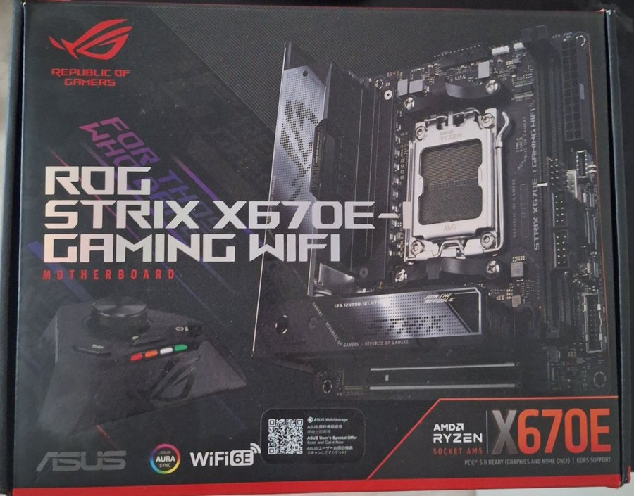 ASUS ROG STRIX X670E-I GAMING WIFI Moderkort