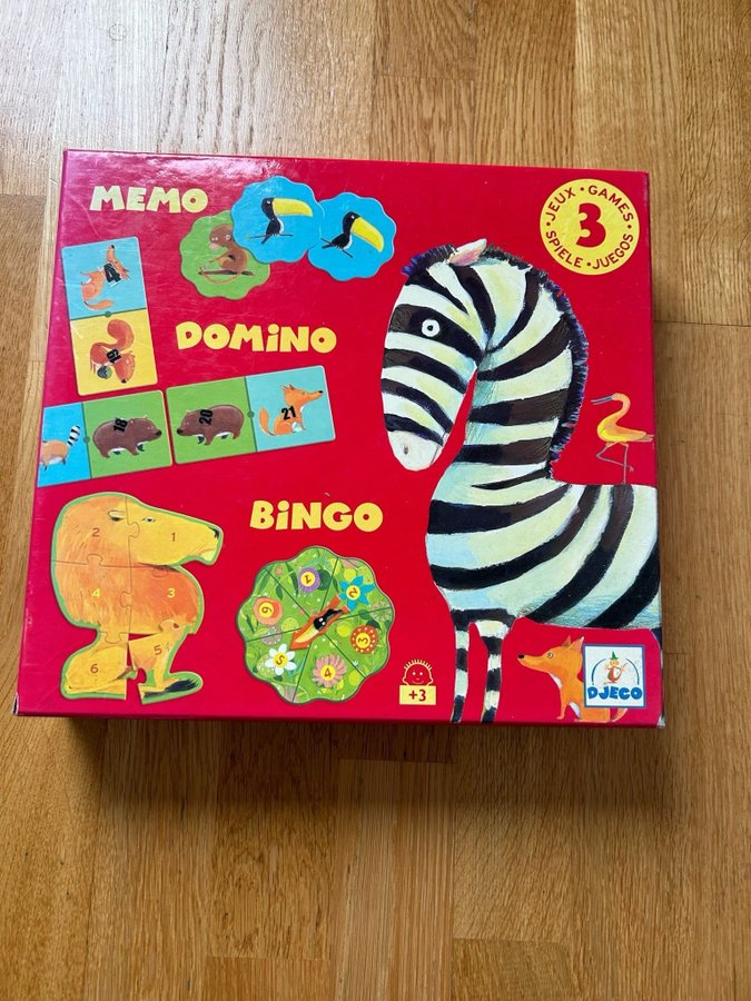 Djeco Memo Domino Bingo Spel