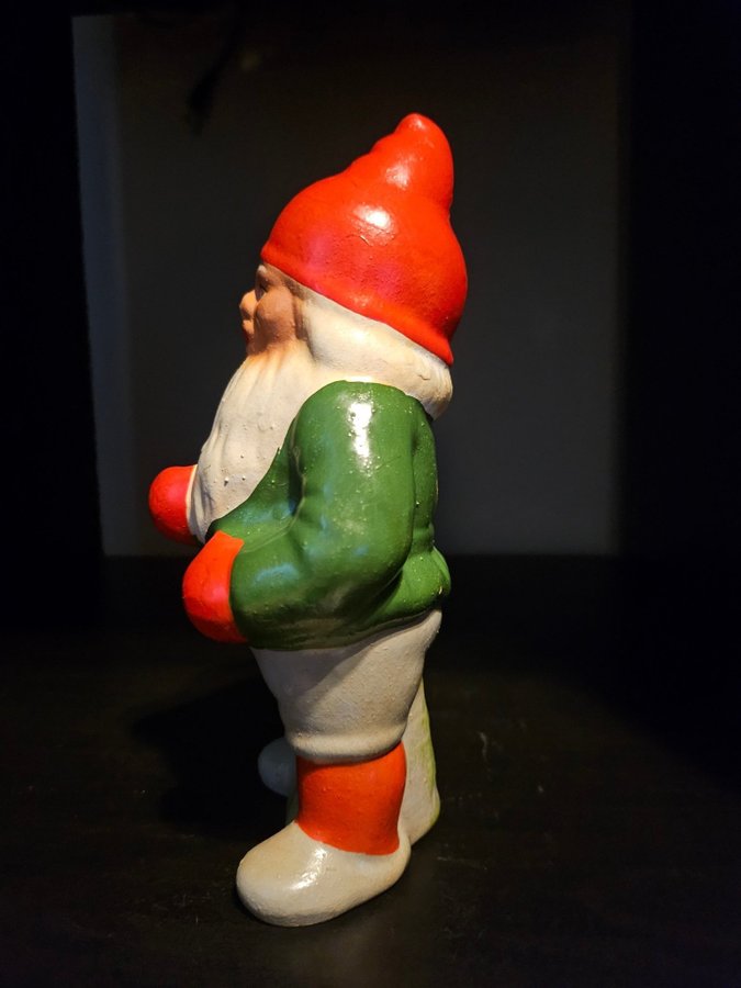 Retro tomte i keramik från Gräfenroda-DDR